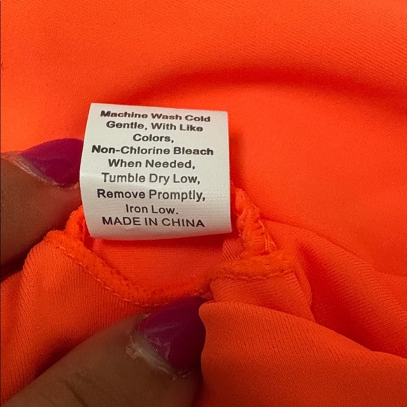 Bright Orange Bikini Set, size 2XL - Picture 7 of 7